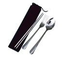 絨布餐具組匙叉19cm筷 (3入)