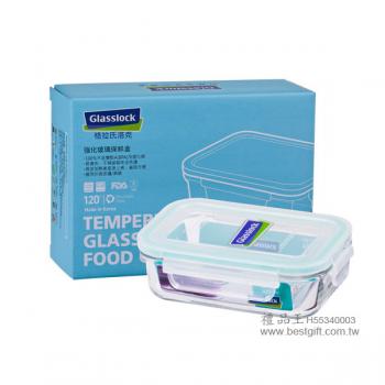 Glasslock強化玻璃保鮮盒-長方形400ml	 