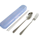 不鏽鋼餐具組-直筷+叉匙