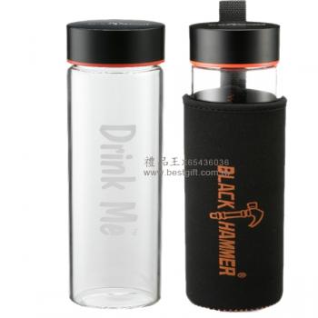 Drink Me系列 耐熱玻璃水瓶(附布套)