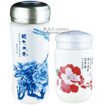國色天香保溫杯250ml+牡丹富貴隨手杯380ml